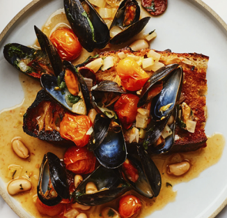 mussels chorizo tomato